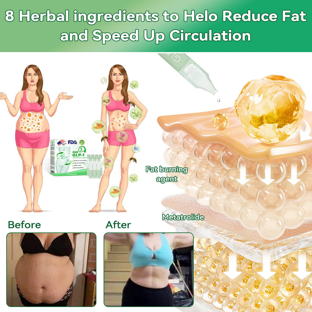 Officiell butik | LERCEA® GLP-1 Oral ampull för metabolisk balans: Lämplig för fetma, hjärt-kärlsjukdomar, diabetes, sömnapnésyndrom, ledproblem m.m. 💕