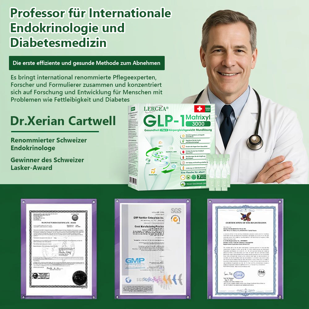 30 % Rabatt | 👩‍⚕️ 𝗟𝗲𝗿𝗰𝗲𝗮® 𝗚𝗟𝗣-𝟭 & 𝗠𝗮𝘁𝗿𝗶𝘅𝘆𝗹 3000 7-in-1 Body Balance Gesundheit–Lösung zum Einnehmen Für Fettleibigkeit, schlaffe Haut, Herz-Kreislauf-Gesundheit, Diabetes, Schlafapnoe, Gelenkprobleme usw.