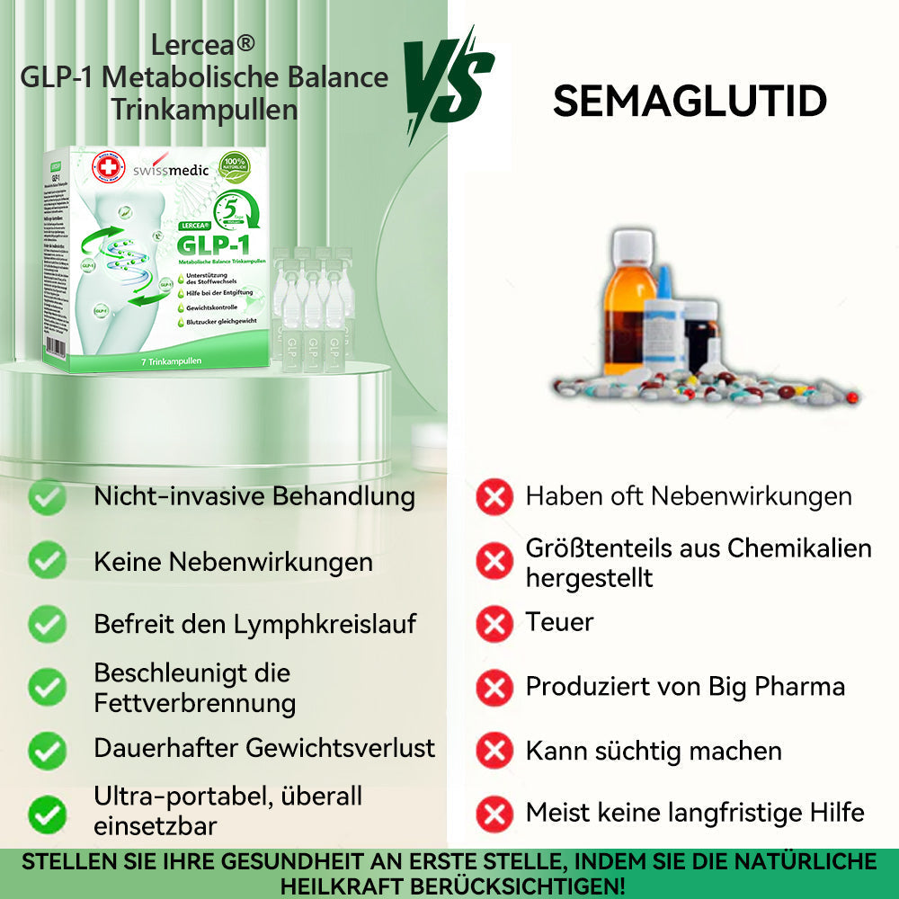 𝐅𝐥𝐚𝐠𝐠𝐬𝐡𝐢𝐩-𝐒𝐭𝐨𝐫𝐞 Direktverkauf | 𝐋𝐄𝐑𝐂𝐄𝐀®✅GLP-1 Stoffwechsel-Balance Trinkampullen: Für Übergewicht, Herz-Kreislauf-Erkrankige, Diabetes, Schlafapnoe, Gelenkbeschwerden usw.