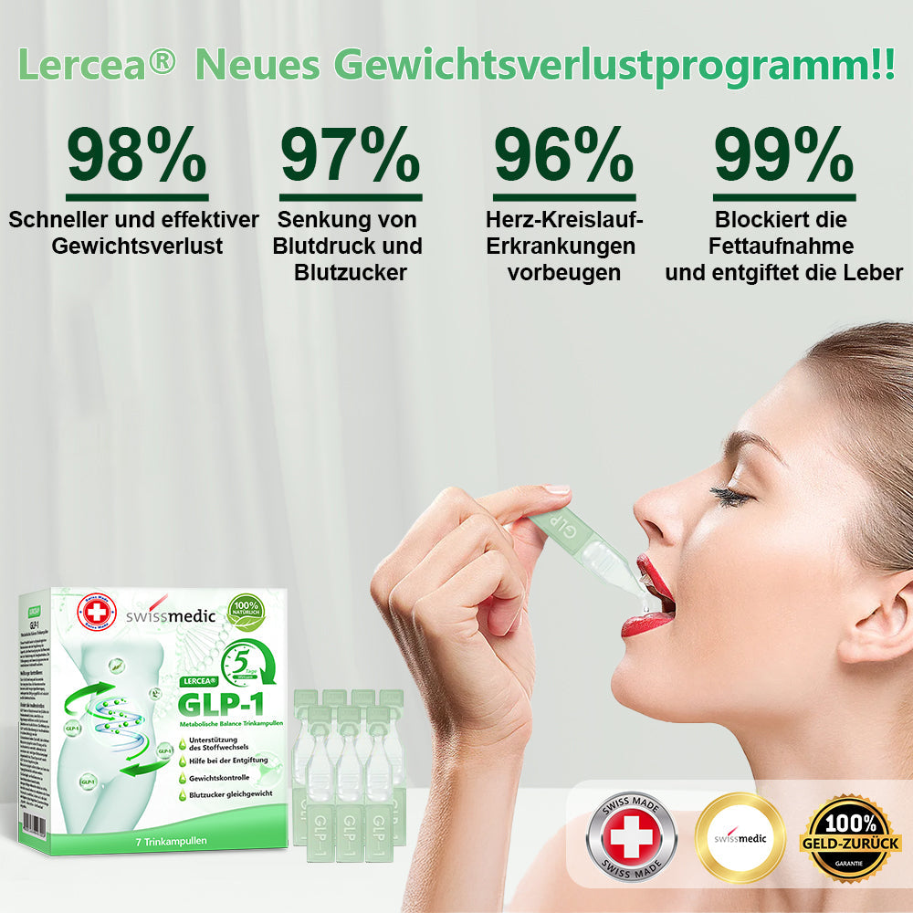 𝐅𝐥𝐚𝐠𝐠𝐬𝐡𝐢𝐩-𝐒𝐭𝐨𝐫𝐞 Direktverkauf | 𝐋𝐄𝐑𝐂𝐄𝐀®💕GLP-1 Stoffwechsel-Balance Trinkampullen: Für Übergewicht, Herz-Kreislauf-Erkrankige, Diabetes, Schlafapnoe, Gelenkbeschwerden usw.